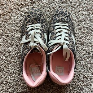 DV by Dolce Vita Leopard Sneakers with Pink and White